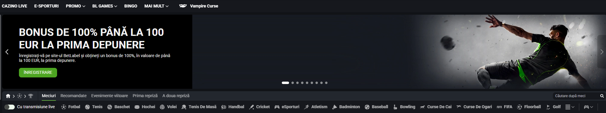 Betlabel ofertă casino
